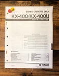 Yamaha KX-400U Cassette Service Manual *original*. Fixed Price $14.97.