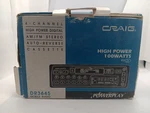 Craig DR3645 Am/fm Cassette Car Stereo Auto Reverse, 4-CHANNEL Detachable Face. Fixed Price $99.99.