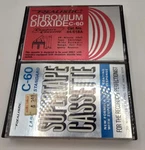 2 Vintage Realistic Cassette Tapes Chromium Dioxide 60 & Super Used. Fixed Price $11.98.