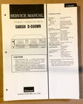 Sansui D-550WR Cassette / Tape Player Service Manual *original* #2. Fixed Price $14.97.