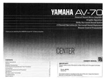 Yamaha AV-70 Amplifier Owners Manual. Fixed Price $22.24.