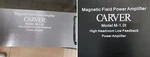 Carver M-1.0T Faceplates With Handles, Spacers & Hardware **new**. Fixed Price $100.00.