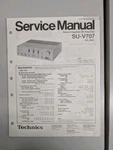 Technics SU-V707 Stereo Integrated Dc Amplifier Service Menu D-5622. Fixed Price $64.95.