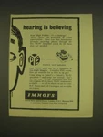 1955 Imhofs Pye PF91 Hi-fi Amplifier Ad Hearing Is Believing. Fixed Price $17.99.