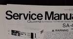 Technics RS-T36R Cassette Deck Service Manual Original. Fixed Price $29.99.