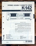 Yamaha K-142 Cassette Service Manual *original*. Fixed Price $24.97.
