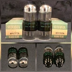 Sylvania 6SN7 Gta 1954 Tube Chromed Topped Foil Perfect Matched Set. Fixed Price $79.65.