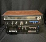 Soundesign 5958 Am/fm Stereo Receiver W/ Cassette Recorder Player Track. Fixed Price $85.00.