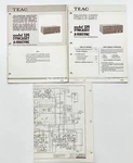 Teac A-108SYNC Model 124 Syncaset Cassette Service Manual With Part List Og. Fixed Price $30.00.