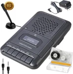 Portable Cassette Player Tape Recorder Built-in Speaker Mic Aux Ac Input. Fixed Price $30.85.