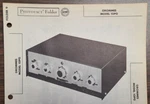 Grommes Model 10PG Amplifier Photofact. Fixed Price $6.50.
