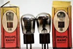 B406 Nos Philips Netherlands Power Tubes Matched Pair Valve RE604 AD1 45 50. Fixed Price $550.00.