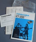 Toshiba Cassette Recorder KT-205: Owner's Manual 1977 Paperwork. Fixed Price $6.88.
