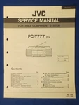 Jvc PC-Y777 Boombox Service Manual Factory Original The Real Thing. Fixed Price $16.19.