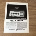 GRAM174 Magazine Advert 11X8 Pye Brahms HFS30T Amplifier. Fixed Price $12.14.