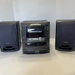 Fisher TAD-M205 1997 3 Disc Dual Tape Deck Am/fm Stereo Speakers Tested Works. Fixed Price $149.99.