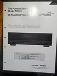 Harman Kardon TD420 Service Manual Cassette Deck. Fixed Price $29.99.