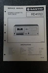 Sanyo RD4550 Service Manual. Fixed Price $21.99.