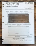 Kenwood X-B5 X-B7 X-B9 Cassette Service Manual *original*. Fixed Price $19.97.