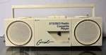 Stereo Radio And Cassette Player/boombox Ivory Color Tested Works. Fixed Price $80.75.