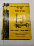 Hyster Part List Book Instruction Manual Challenger RC-160 150 100 Sc 180 Tc 200. Fixed Price $302.36.