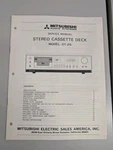 Mitsubishi Model DT-25 Stereoco Set Deck Service Manual D-5364. Fixed Price $54.95.
