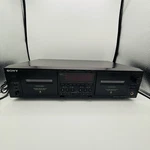 Sony TC-WE675 Stereo Dual Cassette Deck Recorder No Remote Tested Working. Fixed Price $110.00.