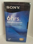 Sony Premium Vhs Blank Tape T-120 6 Hours High Durability New Sealed Free Ship!. Fixed Price $9.60.