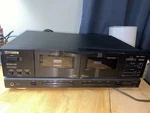 Fisher CR-W985 Double Cassette Deck Auto Reverse Dolby B/c Nr Hx Pro Black. Fixed Price $44.99.