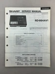 Sharp RD-664AV1 Original Service Manual Free Shipping. Fixed Price $14.00.