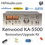 Kenwood KA-5500 Rebuild Restoration Recap Service Kit Repair Filter Capacitor. Fixed Price $155.00.