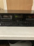 Sony TC-W320 Dual Deck Cassette Recorder One Side Works Being Sold Is. Fixed Price $26.99.