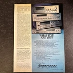 1982 Kenwood Print KR-820, KR-90, KR-830, KR-850 Receiver 1980S ADV04. Fixed Price $12.74.