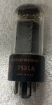 7591 Ge (amperex Label) Amplitrex AT1000 Tested Strong. Fixed Price $50.00.