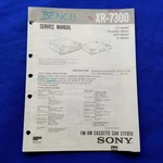 Sony XR-7300 Service Manual Original Paper Oem Repair Guide Usa. Fixed Price $43.44.