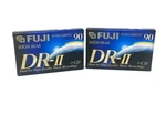 New Fuji Dr-ii 90 Minute High Bias Blank Type Audio Cassette Tapes 2 Pack. Fixed Price $9.95.