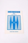 Vintage Scott Stereo Amplifier A-437 Operating Manual. Fixed Price $19.99.