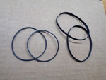 Fit Yamaha KX-W321 KX-W421 KX-W282 W392 Cassette Deck (4 New Belts). Fixed Price $15.95.