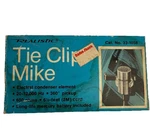 Vtg Realistic Tac Electret Condenser Microphone Tie Clip Mike 33-1058 Untested. Fixed Price $9.34.