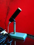Vintage 1960'S Calrad DM-20 Dynamic Microphone Japanese Old Aiwa Midland Stand. Fixed Price $86.13.