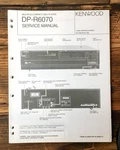Kenwood DP-R6070 Cd Player Service Manual *original*. Fixed Price $14.97.