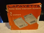 Vintage Lafayette Lre Station Solid State Intercom Model 99-46245. Fixed Price $39.99.