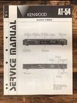 Kenwood AT-54 Timer Service Manual *original*. Fixed Price $14.97.
