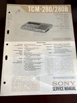 Sony TCM280 TCM-280B Service Manual From The Usa **original**. Fixed Price $19.79.