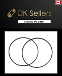 New Replacement Belt(s) For Toshiba PC-2460 Cassette Tape Deck. Fixed Price $9.50.