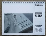 Yamaha YP-D6 Turntable Owners Manual. Fixed Price $13.95.