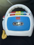1998 Playskool Tape Recorder With Sing-a-long Microphone (model PS-452) Tested. Fixed Price $38.00.