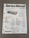 Technics Cassette RS-B49R Service Manual D-4887. Fixed Price $54.95.