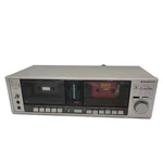 Sanyo W55 Stereo Double Cassette Recording Tape Deck Vtg. Fixed Price $40.00.