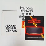 Original Adcom Gfp 565 Pre-amplifier Manual (vintage). Fixed Price $17.99.